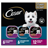 Cesar Filets en Salsa Filete Mignon: comida principal sabrosa para perros adultos