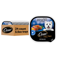 Cesar Loaf & Topper en salsa Pollo Rostizado con Tocino y Queso, ideal como complemento.