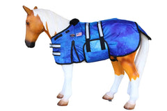 Manta CHALLENGER para foal con 1680D resistente al viento, protección duradera.
