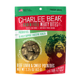 Charlee Bear Bocaditos carne en bolsa reutilizable para conservar frescura.