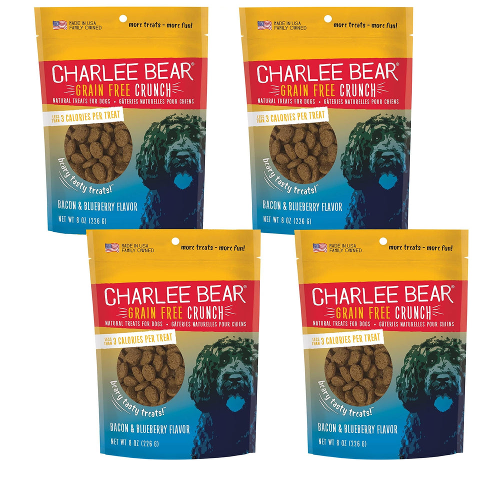 Premios Charlee Bear para perros pequenos crujientes, ideales como recompensa de entrenamiento.