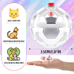 Bola CHENGU luminosa para mascotas, enfoque en juego interior.