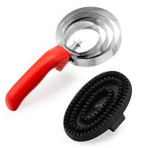 CHENGU cepillo curry de acero inoxidable reversible para grooming diario