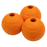 Chew King bolas de goma sabor tocino 2,5 pulgadas para jugar en el jardín.