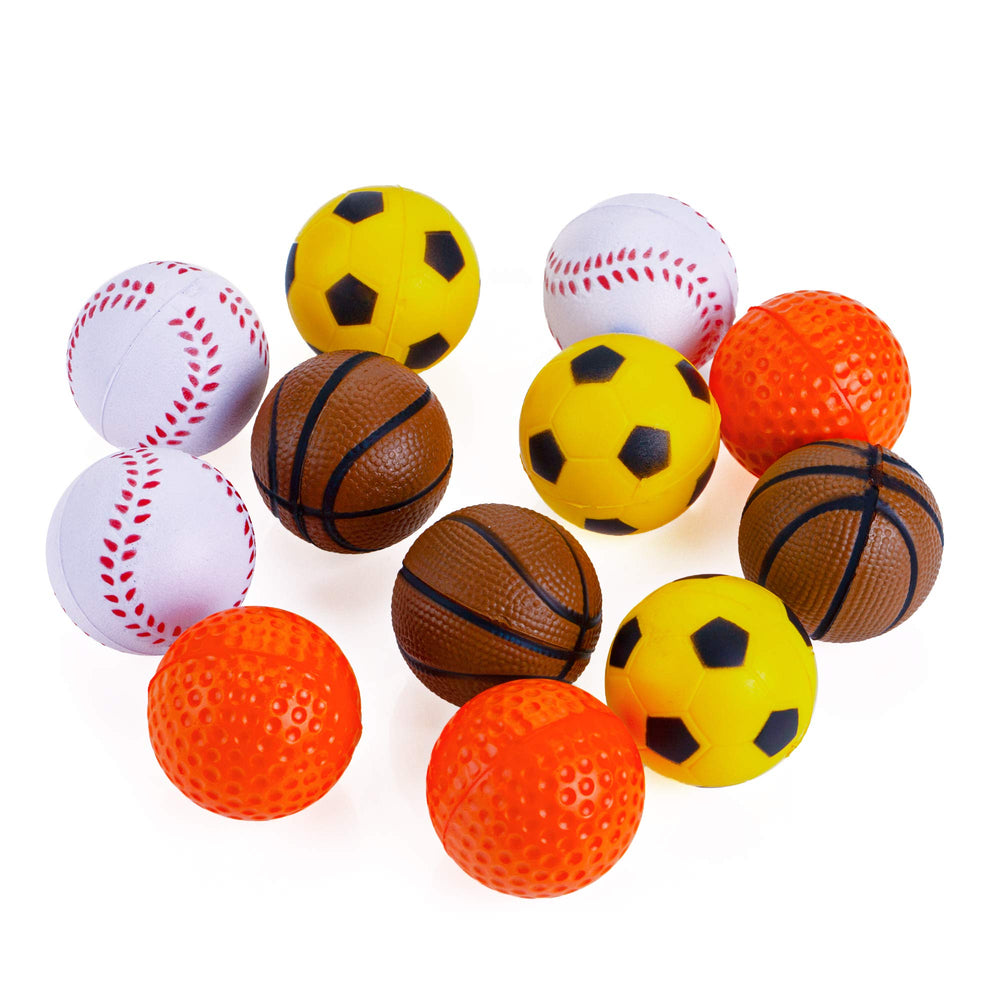 CHIWAVA pelotas de goma suave 1.6 pulgadas azul para juego interior silencioso.