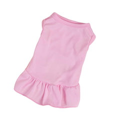 Vestido choyaxo rosa, tela ligera que facilita el movimiento.
