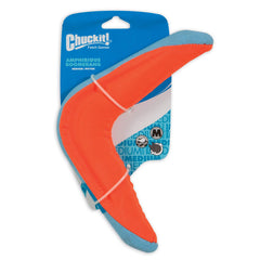 Chuckit! boomerang anfibio flotante, colorido, para juegos seguros y entretenidos en agua.