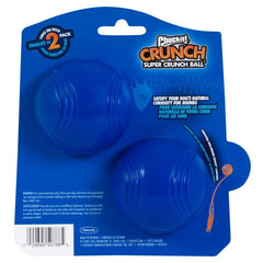 Chuckit Crunch Ball, balle durable en caoutchouc synthétique pour jeux extérieurs.