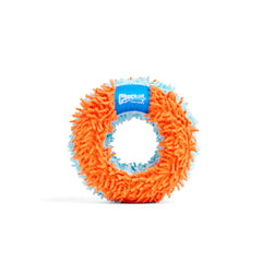 Chuckit! Rodillo interior con capa chenille, suave en la boca y juego prolongado.