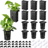 Chunful soporte de planta para acuario negro, 12 unidades para organización