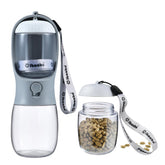 Cibaabo botella para perros con contenedor de comida, ideal para paseos