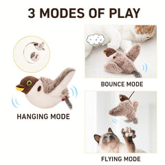 CKFPS Juguete Pajaro Sensor Activado, responde al toque para juego interactivo