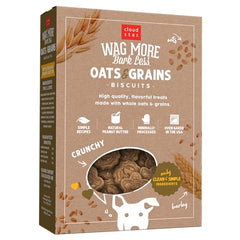 Galletas Cloud Star Wag More Bark Less con mantequilla de cacahuete natural, premio para entrenamiento.