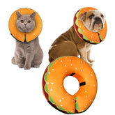 Cneo collar anillo inflable dona para perro grande; protección suave durante la recuperación.