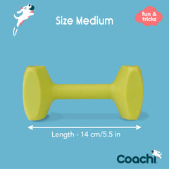 Mancuerna Coachi resistente, ideal para juego diario y mordida suave.