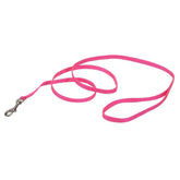 Correa Coastal Pet de un hilo en rosa neón, duradera para paseos de 6 pies