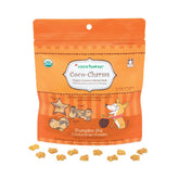 CocoTherapy Coco-Charms con pastel de calabaza, premio de entrenamiento sabroso para perros.