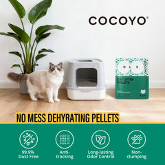 COCOYO pellets zeolita reducen el rastreo fuera de la caja