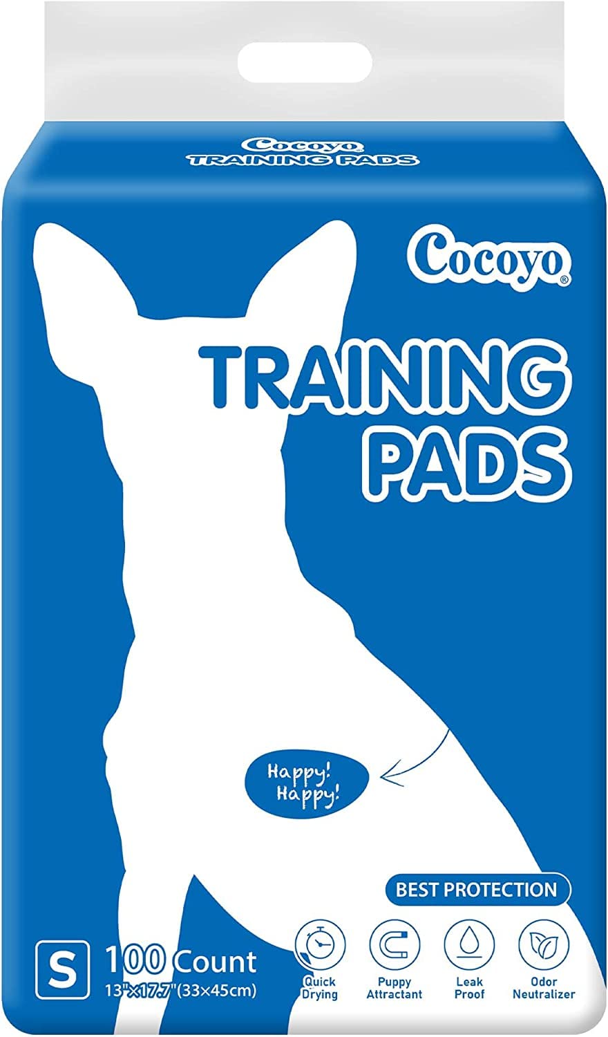 COCOYO tapete entrenamiento para perros, 33 x 45 cm, alta absorción para interiores.