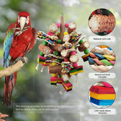 Cokliomc: juguete para aves que facilita el ejercicio del pico