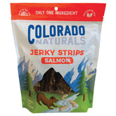 Colorado Naturals Salmón Jerky Envase: recompensa natural para el entrenamiento diario.