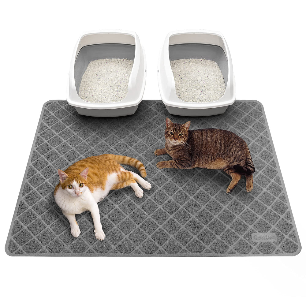 Conlun alфорombrilla para arena de gato con atrapa arena y menos desorden.
