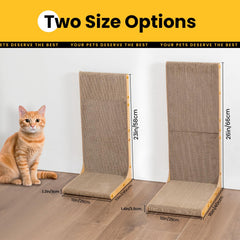 Conlun rascador vertical para pared, ahorra espacio y protege muebles