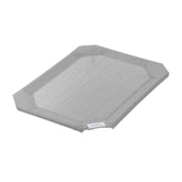 Cubierta de Coolaroo para cama elevada original en gris, proporciona descanso más fresco.