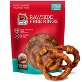 Country Kitchen Anillos de res sin cuero: premio sabroso para perros con digestión suave