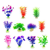 CousDUoBe plantas artificiales para acuario, 11 unidades, decoración colorida y segura para peces