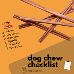 Cowdog Chews Bully Stick duradero y saludable para higiene dental