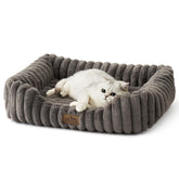 COZY KISS cama-ortopedica-perros-pequenos-gris con soporte para articulaciones