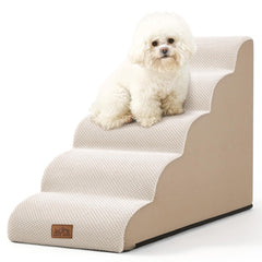 COZY KISS escalera para perros curva, ideal para subir a muebles