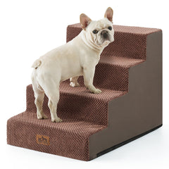 COZY KISS escalones para perros pequeños con mayor anchura, ideales para subir al sofá.
