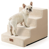 COZY KISS escalones para perros pequeños, cuatro niveles amplios para subir al sofá