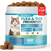 CPFK tratamiento masticable para gatos antipulgas, fácil de incorporar a la rutina diaria.