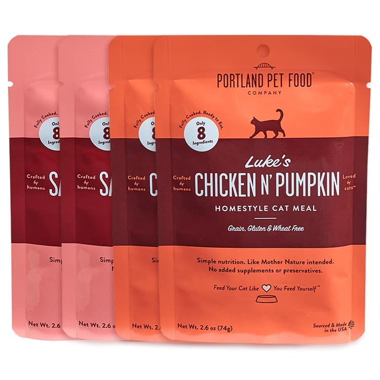 Portland Pet Food Company – envases de pollo para gatos, ideal como comida húmeda.