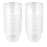 CRITTZOO tazas de alimento 1 onza para crestados geckos, empaque de 100 unidades, práctico y higiénico.