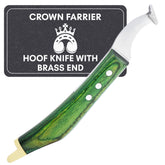 Crown Farrier Tools cuchillo de casco zurdo, recorte preciso