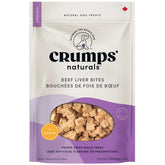 Bocado de hígado de res Crumps’ Naturals para premiar durante el entrenamiento.