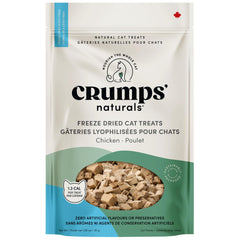 Textura de pollo deshidratado de Crumps Naturals para gatos.