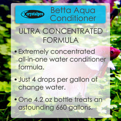 Crystalpro Gotas Precisas: dosificación exacta para cada cambio de agua.