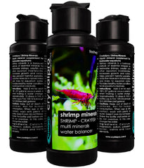 Crystalpro Shrimp Minerals favorece moltación saludable en camarones de acuario.