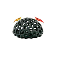 CTWPets Shrimp Dome Hide negro, refugio seguro para camarones en el acuario.