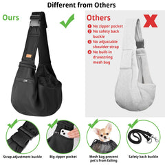 Cuby Sling con bolsillo cremallera para objetos personales