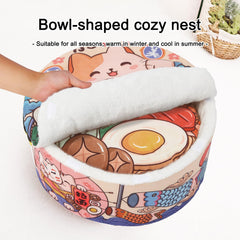Cuongxing cama nido ramen, fondo antideslizante para seguridad nocturna