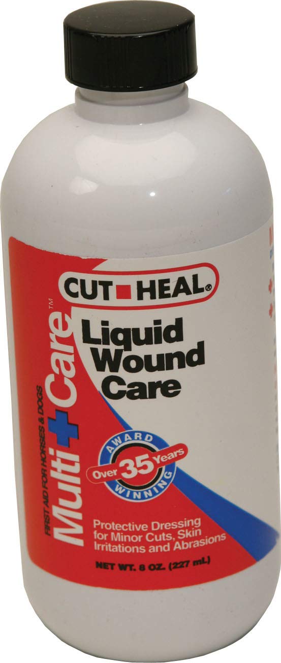 Cut Heal Multi Care para perros y caballos, aplicación suave para heridas menores