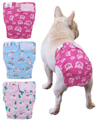 Pañales CuteBone para perros sin cola con ajuste cómodo, ideal para entrenamiento.