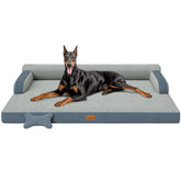 CWAWZ cama ortopédica XXL, plano superior con soporte ergonómico para perros grandes