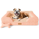 CWAWZ cama para perros grandes con espuma ortopédica ofrece soporte para articulaciones